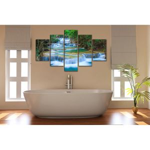 Produktbild für Wandbild visario Blauer Wasserfall, 200 x 100 cm