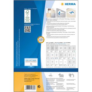 Produktbild für Universaletiketten Herma 10308 Movables, weiß
