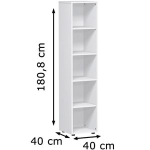 Produktbild für Aktenregal Geramöbel Flex, S-345001-W, aus Holz