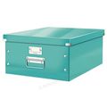 Aufbewahrungsbox Leitz 6045-00-51 Click&Store, 36L mit Deckel, Pappe, eisblau, A3, 36,9 x 48,4 x 20cm
