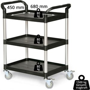 Produktbild für Tischwagen Matador HX-808A, aus Kunststoff