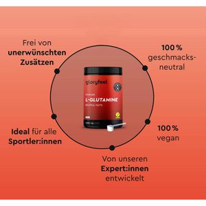 Produktbild für Aminosäuren gloryfeel L-Glutamin, Getränkepulver