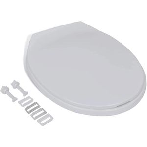 Produktbild für WC-Sitz vidaXL 141762, oval, aus Kunststoff