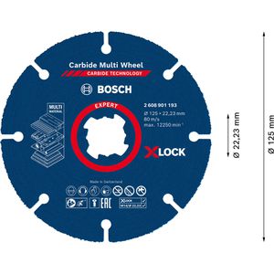 Produktbild für Trennscheibe Bosch Expert Carbide Multi Wheel, X-Lock