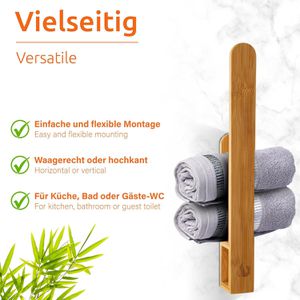 Produktbild für Handtuchhalter ECENCE 32010104, braun