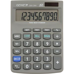 Produktbild für Taschenrechner Genie 205 CSM, mit MwSt-Berechnung