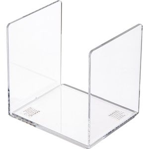 Produktbild für Buchstütze Maul 3513305, schmal, glasklar