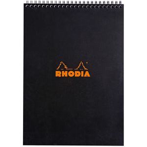 Produktbild für Notizblock Rhodia 185009C, schwarz, A4