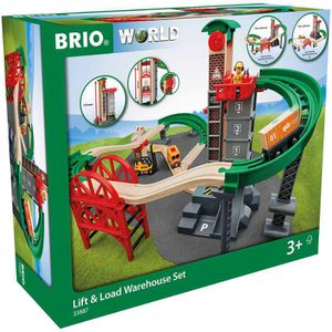 Produktbild für Spielzeugeisenbahn BRIO World Großes Lagerhaus-Set