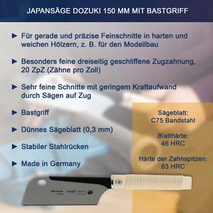 Produktbild für Japansäge Augusta-Heckenrose 44011150, Mini-Dozuki