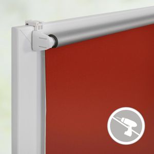 Produktbild für Rollo Lichtblick Klemmfix, verdunkelnd, terracotta