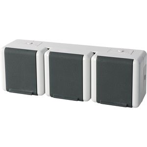 Produktbild für Steckdose Jung 8230 W, WG 800, IP44, Aufputz