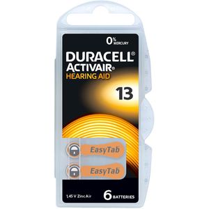 Hörgerätebatterie Duracell Easy Tab 13
