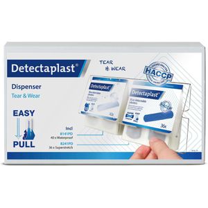 Produktbild für Pflasterspender Detectaplast Tear &amp; Wear
