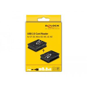 Produktbild für Kartenleser DeLock 91007, 6 in 1, USB 2.0