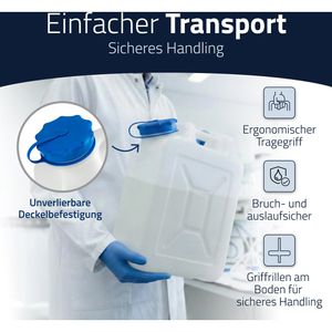 Produktbild für Wasserkanister Hünersdorff 818200, Weithalskanister