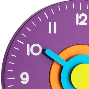 Produktbild für Wanduhr TFA 60.3015.11 Design, Kunststoff, analog, Quarzuhr