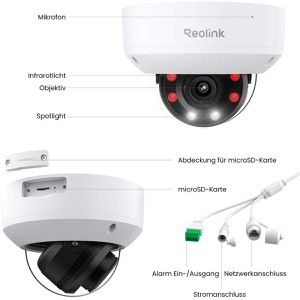 Produktbild für Überwachungskamera Reolink Professional RP-PCV8MZ, außen