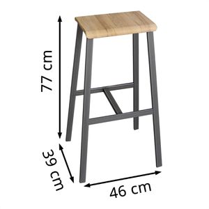 Produktbild für Barhocker Hammerbacher VSMP1/F/T