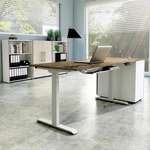 Produktbild für Schreibtisch Kerkmann Move 1 stable, asteiche / weiß