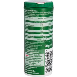 Produktbild für Salz Bad-Reichenhaller Kräuter Salz, im Streuer