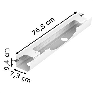 Produktbild für Kabelwanne SO-TECH 109202, weiß