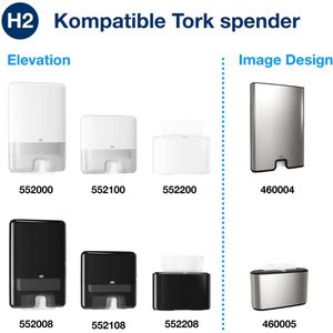 Produktbild für Papierhandtücher Tork Xpress Advanced, 120398, H2, 2-lagig