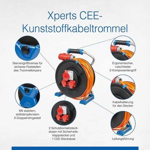 Produktbild für Kabeltrommel as-Schwabe 23663 Xperts CEE, 30m