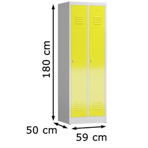 Produktbild für Spind ClassiX X-510126, gelb