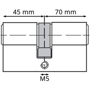 Produktbild für Schließzylinder BKS PZ 8812, mit 3 Schlüsseln