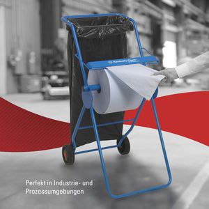 Produktbild für Putztuchrolle Wypall L10, 7200, Airflex-Technologie, blau