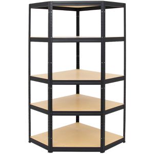 Produktbild für Schwerlastregal PROREGAL Slim Elephant, 5 Holzböden