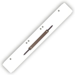 Produktbild für Heftstreifen Wekre 45 x 310mm, weiß