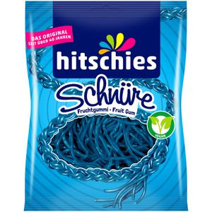 Produktbild für Fruchtgummis Hitschies Schnüre, Himbeere