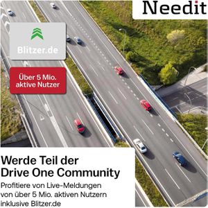 Produktbild für Blitzerwarner Needit Drive One 7017, mit Batterie