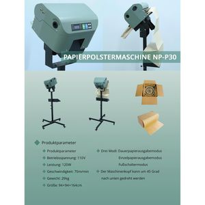 Produktbild für Papierpolstermaschine LMG NP-P30, 70m/min