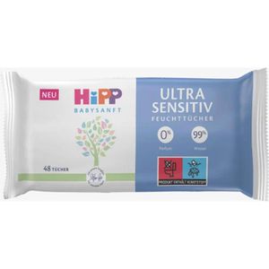 Produktbild für Feuchttücher HiPP Babysanft Ultra Sensitiv, 240 Tücher