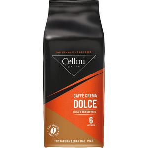 Cellini Kaffee Caffe Crema Dolce, ganze Bohnen, mild, 1kg