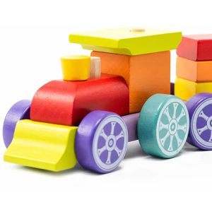 Produktbild für Motorikspielzeug CUBIKA 12923, Regenbogen Express