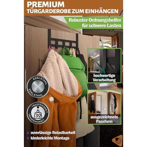 Produktbild für Türhaken 4smile zum Einhängen