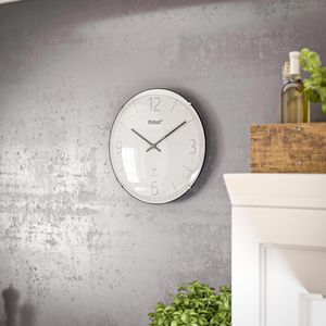 Produktbild für Wanduhr Mebus 12986, Kunststoff, analog, Funkuhr