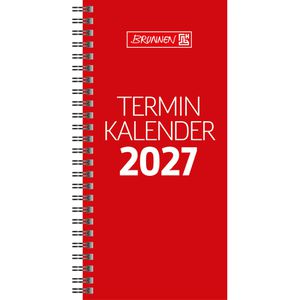 Produktbild für Vormerkbuch Brunnen 780, 1078001207, rotes Softcover