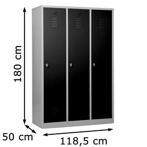 Produktbild für Spind G-Office WRD/3.18120, anthrazit