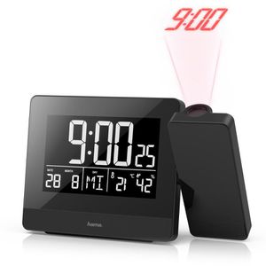 Wecker Hama 186332 Plus Charge schwarz, digital