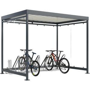 Fahrradunterstand WSM Economy Köln Bike K3 4702 XBF, anthrazit