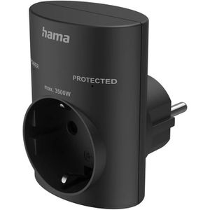 Steckdosenadapter Hama 00223322, schwarz