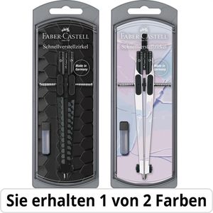 Zirkel Faber-Castell Dark & Bright, 2-teilig