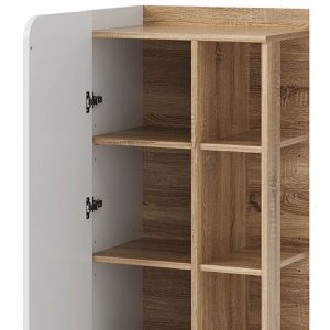 Produktbild für Badschrank Vicco Karen, 4 Füße, weiß / sonoma eiche
