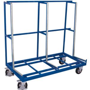 Produktbild für Plattenwagen VARIOfit sw-1305, Gummireifen