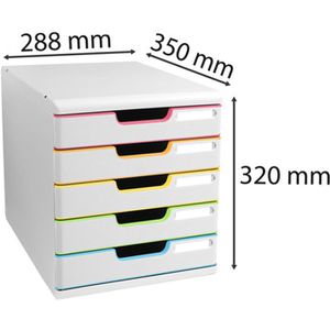 Produktbild für Schubladenbox Exacompta 301913D, Modulo, A4